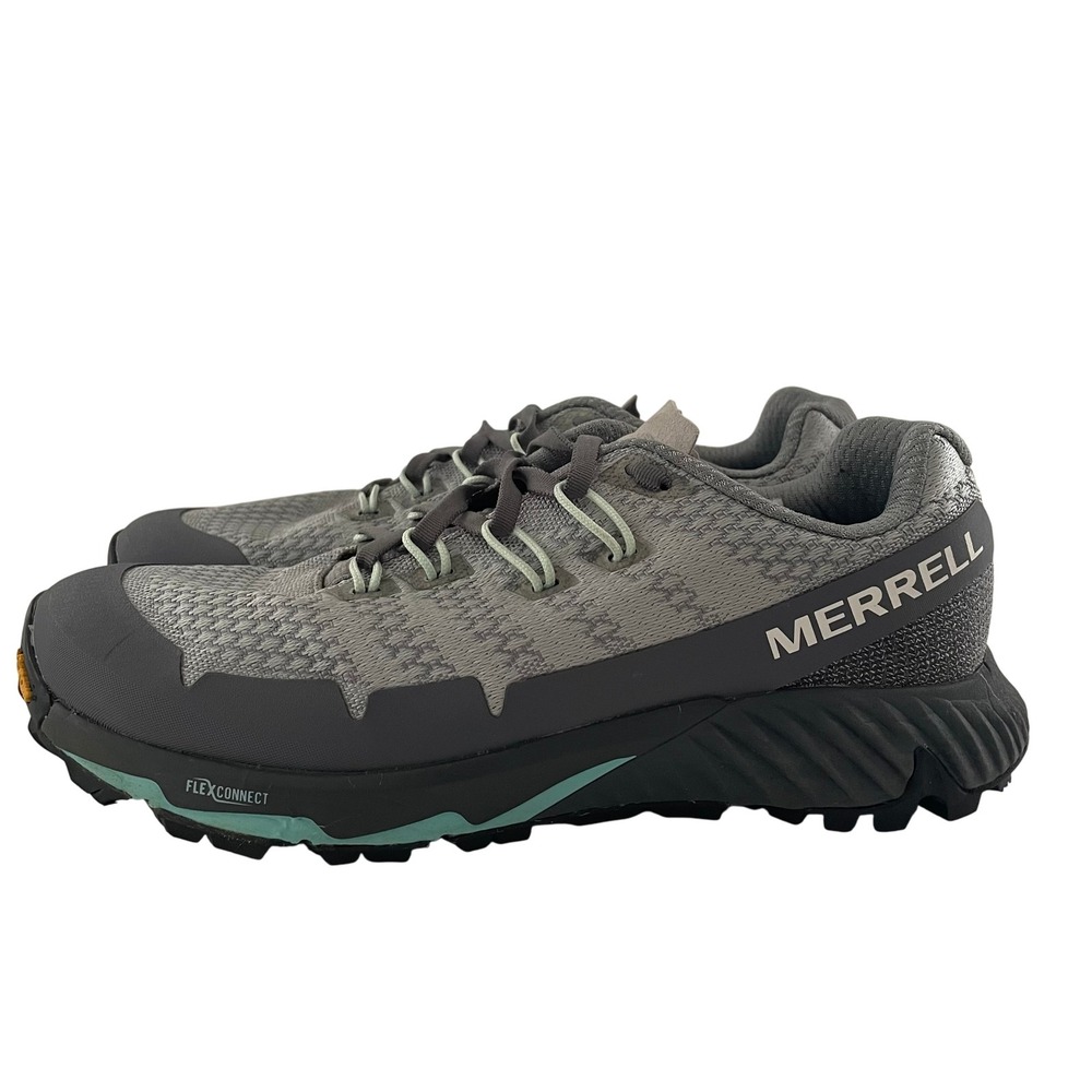 Merrell Agility Peak Flex 3 Women's 8 Gray Vibram Hiking Shoes J52876 Athletic